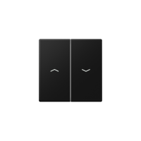 Klavišas dvigubam jungikliui su rodyklėmis juodos matinės spalvos A - JUNG A595PSWM