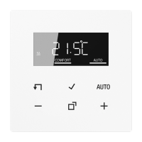 Reguliatorius temperatūros potinkinis patalpos su ekranu baltos spalvos LS - JUNG TRDLS1790WW