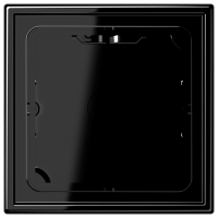 Dėžutė virštinkinis vienguba montažui su rėmeliu juoda LS - JUNG LS581ASW