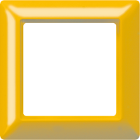 Rėmelis viengubas geltonas AS 500 - JUNG AS581GLGE