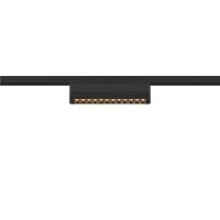 Bėgelinis LED šviestuvas IN-LINE 24 48V TRACK, Move DALI, tamsintas reflektorius, taškinis, juodas / juodas, 7.3W, 580lm, 2700K, CRI90, 35°