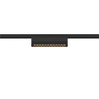 Bėgelinis LED šviestuvas IN-LINE 24 48V TRACK, Move DALI, tamsintas reflektorius, taškinis, juodas / juodas, 7.3W, 610lm, 3000K, CRI90, 35°