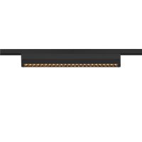 Bėgelinis LED šviestuvas IN-LINE 46 48V TRACK, Move DALI, tamsintas reflektorius, taškinis, juodas / juodas, 14W, 1180lm, 2700K, CRI90, 35°