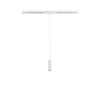 Bėgelinis LED šviestuvas LALU®, pakabinamas šviestuvas, 48V, Led Base, Mix&Match, 150cm, 8W, 3000K, DALI, baltas