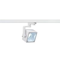 Bėgelinis LED šviestuvas trifazei apšvietimo sistemai EURO CUBE, taškinis, 240V trifazei sistemai, LED, 4000K, baltas, 60°