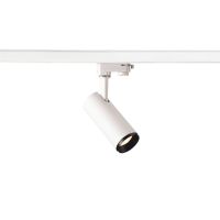 Bėgelinis LED šviestuvas trifazei apšvietimo sistemai 3~ NUMINOS® PHASE S, baltas/juodas 3000K 60°