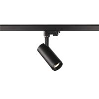 Bėgelinis LED šviestuvas trifazei apšvietimo sistemai 3~ NUMINOS® PHASE S, juodas/juodas 4000K 60°