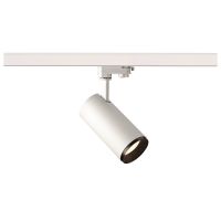 Bėgelinis LED šviestuvas trifazei apšvietimo sistemai 3~ NUMINOS® PHASE M, baltas/juodas 4000K 36°