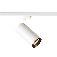 Bėgelinis LED šviestuvas trifazei apšvietimo sistemai NUMINOS® XL PHASE, baltas / juodas, taškinis, 36W 2700K 36°