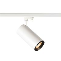 Bėgelinis LED šviestuvas trifazei apšvietimo sistemai NUMINOS® XL PHASE, baltas / juodas, taškinis, 36W 3000K 24°