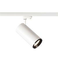 Bėgelinis LED šviestuvas trifazei apšvietimo sistemai NUMINOS® XL PHASE, baltas / juodas, taškinis, 36W 4000K 60°