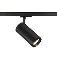 Bėgelinis LED šviestuvas trifazei apšvietimo sistemai NUMINOS® DALI XL, juodas, taškinis, 36W 4000K 24°