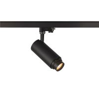 Bėgelinis LED šviestuvas trifazei apšvietimo sistemai NUMINOS® ZOOM M PHASE, juodas, taškinis, 20W 3000K 15-60°