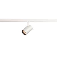 Bėgelinis LED šviestuvas trifazei apšvietimo sistemai NUMINOS® XS 48V TRACK, DALI, taškinis, baltas / juodas, 8.7W, 640lm, 2700K, CRI90, 20°