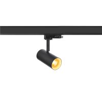 Bėgelinis LED šviestuvas trifazei apšvietimo sistemai NOBLO® taškinis, apvalus, 2000-3000K, 8.4 W, reguliuojama šviesos spalva, 36°, juodas