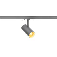 Bėgelinis LED šviestuvas vienfazei apšvietimo sistemai NOBLO® taškinis, apvalus, 2000-3000K, 8.4 W, reguliuojama šviesos spalva, 36°, pilkas