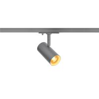 Bėgelinis LED šviestuvas vienfazei apšvietimo sistemai NOBLO® taškinis, apvalus, 2700K, 6W, 32°, pilkas