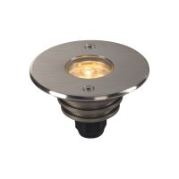 Lauko LED grindinis šviestuvas DASAR® 920, LV, 3000K, IP67, apvalus, nerūdijantis plienas, 12-25V, 6.5W
