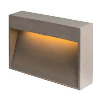 Lauko LED paviršinis sieninis šviestuvas CONCRETO M, WL pilkas, 8.5W, 350lm, 3000K