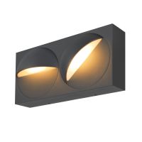 Lauko LED paviršinis sieninis šviestuvas LID I,, 2700/3000K, 29W, PHASE, 100°, antracito sp.