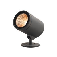 Lauko LED pavišinis sieninis ir lubinis šviestuvas HELIA, 3000K, apvalus, antracito sp., 15W, can be converted to a spike luminaire