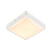 Lauko LED pavišinis sieninis ir lubinis šviestuvas AINOS kvadratinis SENSOR, baltas, 3000/4000K