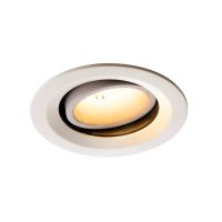 Lubinis įleidžiamas LED šviestuvas NUMINOS® MOVE DL M, baltas/baltas 2700K 40° pasukamas ir pakreipiamas