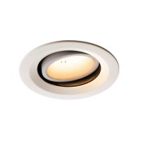 Lubinis įleidžiamas LED šviestuvas NUMINOS® MOVE DL M, baltas/baltas 3000K 55° pasukamas ir pakreipiamas
