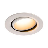 Lubinis įleidžiamas LED šviestuvas NUMINOS® MOVE DL L, baltas/baltas 2700K 20° pasukamas ir pakreipiamas