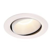 Lubinis įleidžiamas LED šviestuvas NUMINOS® MOVE DL XL, baltas/baltas 4000K 40° pasukamas ir pakreipiamas