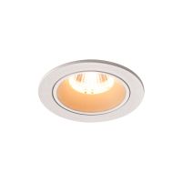 Lubinis įleidžiamas LED šviestuvas NUMINOS® DL S, baltas/baltas 2700K 55° pasukamas ir pakreipiamas