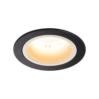 Lubinis įleidžiamas LED šviestuvas NUMINOS® DL M, juodas/baltas 3000K 20°