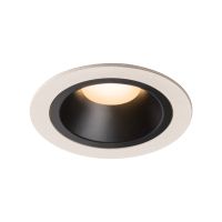 Lubinis įleidžiamas LED šviestuvas NUMINOS® DL M, baltas/juodas 3000K 55°