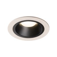 Lubinis įleidžiamas LED šviestuvas NUMINOS® DL M, baltas/juodas 4000K 40°