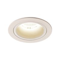 Lubinis įleidžiamas LED šviestuvas NUMINOS® DL M, baltas/baltas 4000K 40°