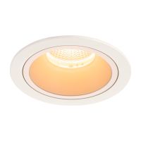 Lubinis įleidžiamas LED šviestuvas NUMINOS® DL L, baltas/baltas 2700K 55°