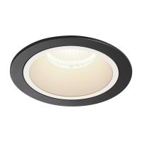 Lubinis įleidžiamas LED šviestuvas NUMINOS® DL L, juodas/baltas 4000K 20°