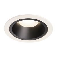 Lubinis įleidžiamas LED šviestuvas NUMINOS® DL L, baltas/juodas 4000K 20°