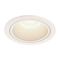 Lubinis įleidžiamas LED šviestuvas NUMINOS® DL L, baltas/baltas 4000K 40°