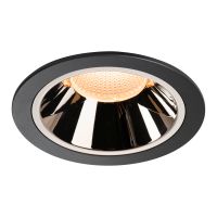 Lubinis įleidžiamas LED šviestuvas NUMINOS® DL XL, juodas/chrominis 2700K 20°