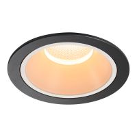 Lubinis įleidžiamas LED šviestuvas NUMINOS® DL XL, juodas/baltas 2700K 40°