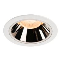 Lubinis įleidžiamas LED šviestuvas NUMINOS® DL XL, šviesus/chrominis 2700K 20°
