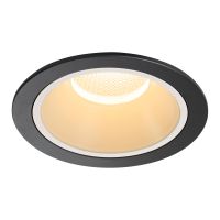 Lubinis įleidžiamas LED šviestuvas NUMINOS® DL XL, juodas/baltas 3000K 40°