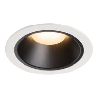 Lubinis įleidžiamas LED šviestuvas NUMINOS® DL XL, baltas/juodas 3000K 20°