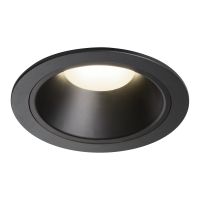Lubinis įleidžiamas LED šviestuvas NUMINOS® DL XL, juodas/juodas 4000K 20°