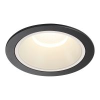 Lubinis įleidžiamas LED šviestuvas NUMINOS® DL XL, juodas/baltas 4000K 20°