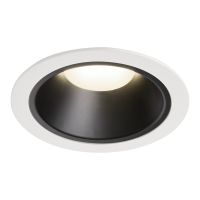 Lubinis įleidžiamas LED šviestuvas NUMINOS® DL XL, baltas/juodas 4000K 40°