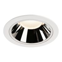Lubinis įleidžiamas LED šviestuvas NUMINOS® DL XL, baltas/chrominis 4000K 55°