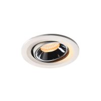 Lubinis įleidžiamas LED šviestuvas NUMINOS® MOVE S, baltas / chrominis 2700K 20°