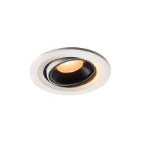 Lubinis įleidžiamas LED šviestuvas NUMINOS® MOVE S, baltas / juodas 2700K 55°